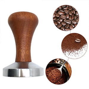 Wooden & Aluminum Espresso Tamper