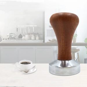Wooden & Aluminum Espresso Tamper