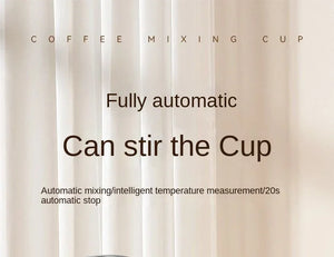Self-Stirring Electric Coffee Mug with Digital Display