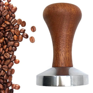 Wooden & Aluminum Espresso Tamper