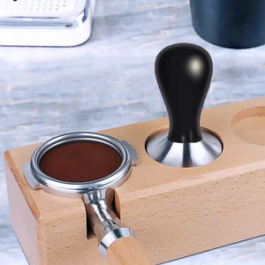 Wooden & Aluminum Espresso Tamper