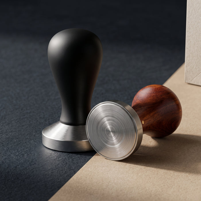 Wooden & Aluminum Espresso Tamper